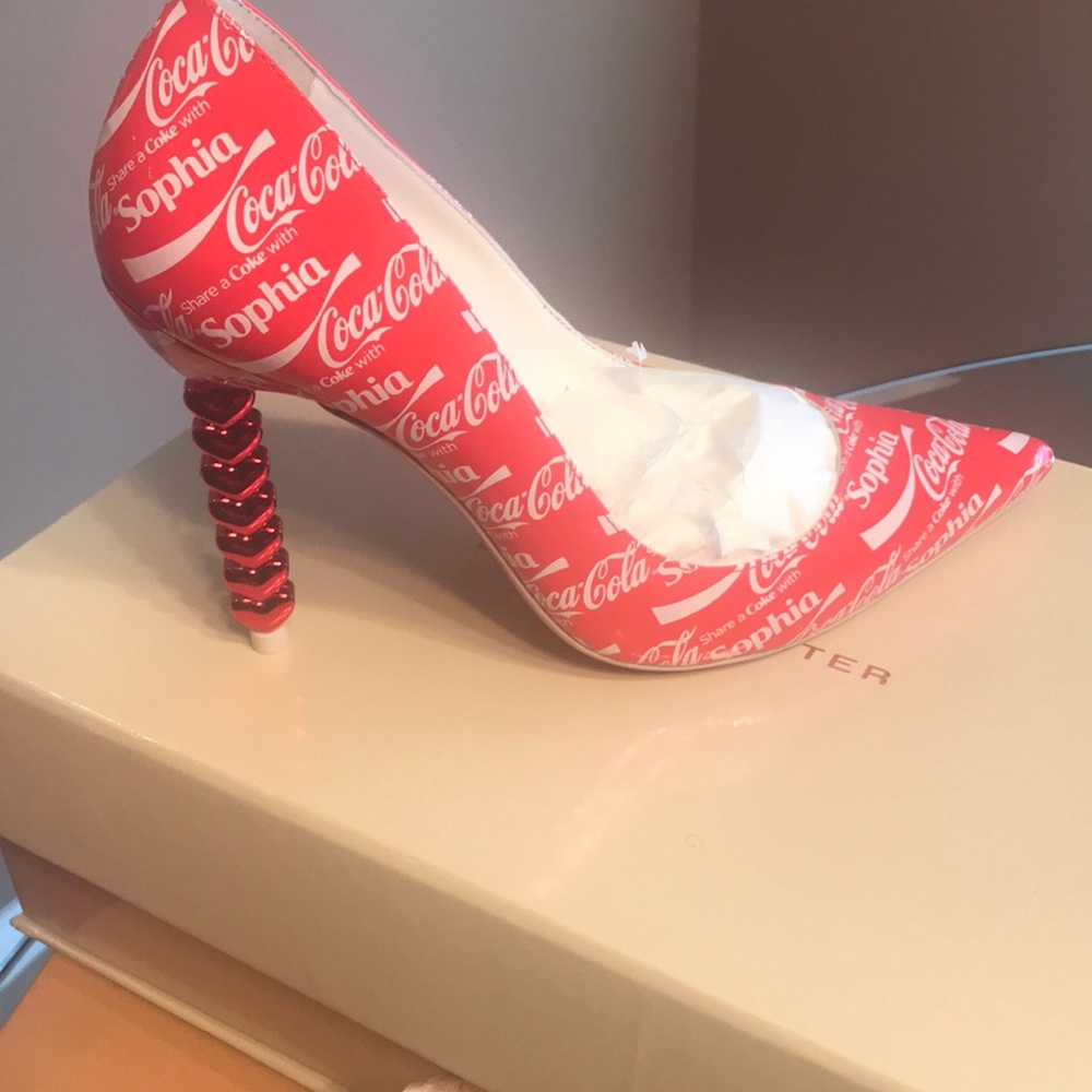 Sophia Webster COCO ‘SHARE A COCA COLA’ Pumps NWT